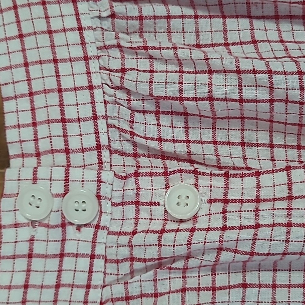 Max Studio red & white skirt. Size L - Picture 4 of 6